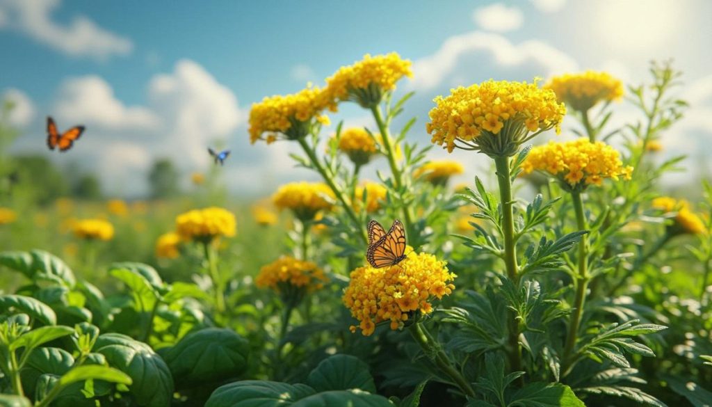 découvrez les propriétés médicinales et les utilisations de la tanaisie au jardin. apprenez comment cette plante peut aider à lutter contre les parasites, ainsi que ses bienfaits pour le sol et l'écosystème de votre jardin.