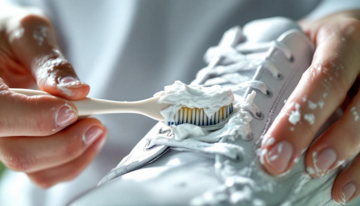 découvrez comment le dentifrice peut transformer vos baskets avec brio. fini le bicarbonate, apprenez les astuces infaillibles pour un nettoyage éclatant et des chaussures toujours impeccables.