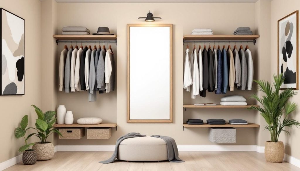 découvrez notre guide complet pour aménager et optimiser votre dressing. apprenez des astuces pratiques pour maximiser l'espace, organiser vos vêtements et personnaliser votre rangement selon vos besoins. transformez votre dressing en un espace fonctionnel et esthétique.